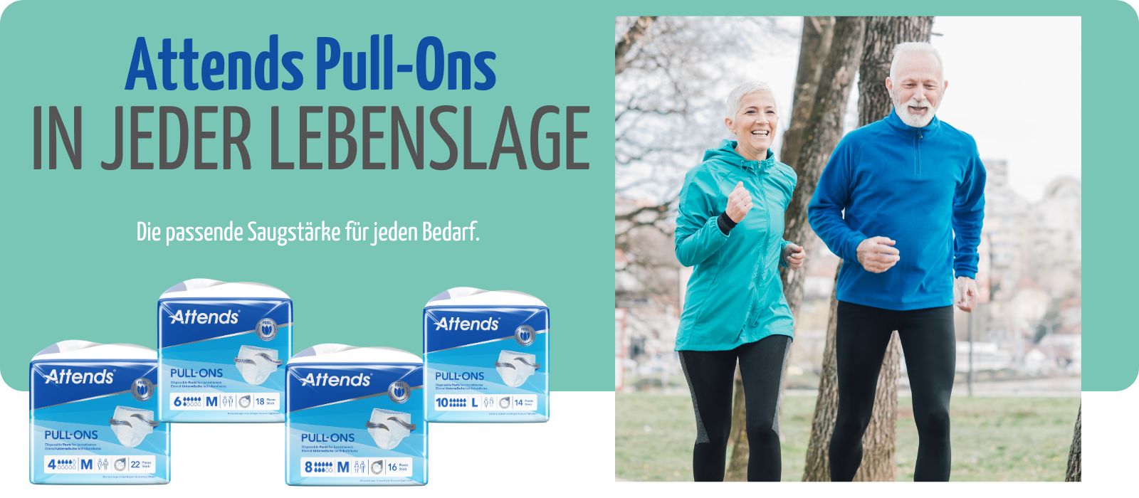 Banner Pflege Shop Homepage