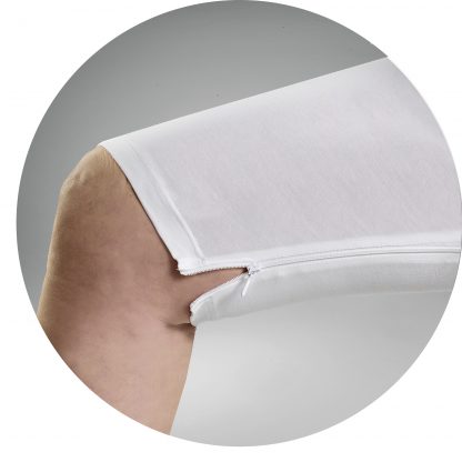 Pflegebody ohne Arm, mit Beinreißverschluss 4698 – Bild 2