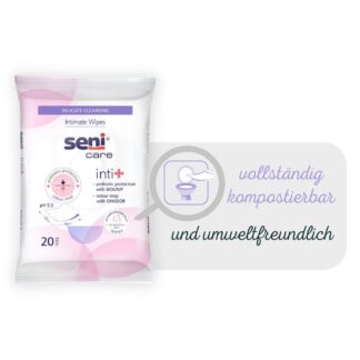 Seni Care inti+ Intimate Wipes+