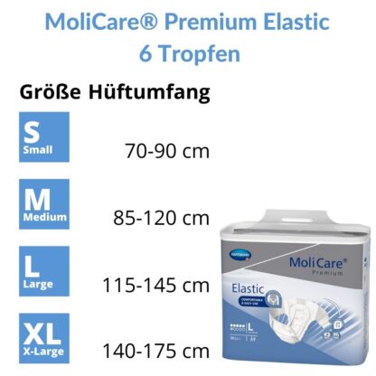 MoliCare Premium Elastic 6 Tropfen, Mengenvorteil – Bild 4