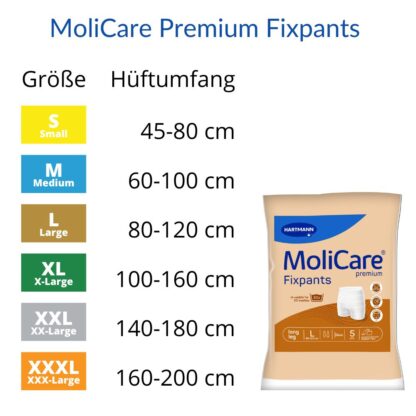 MoliCare Premium Fixpants long leg, 5 Stk – Bild 5