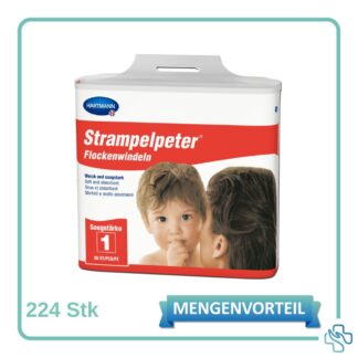 Strampelpeter Flockenwindeln Saugstärke 1 Mengenvorteil