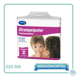 Strampelpeter Flockenwindeln Saugstärke 2 Mengenvorteil