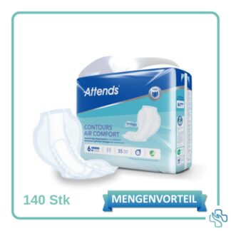 Attends Contours Air Comfort 6, 140 Stk, Mengenvorteil