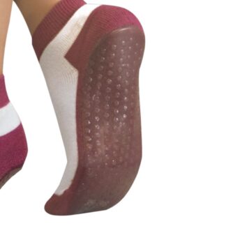 Anti-rutsch-Socken-Sohle-bordeaux