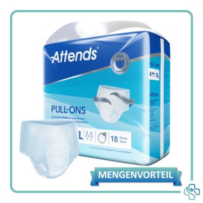 Attends Pull-Ons 4 Einmalhosen, Mengenvorteil