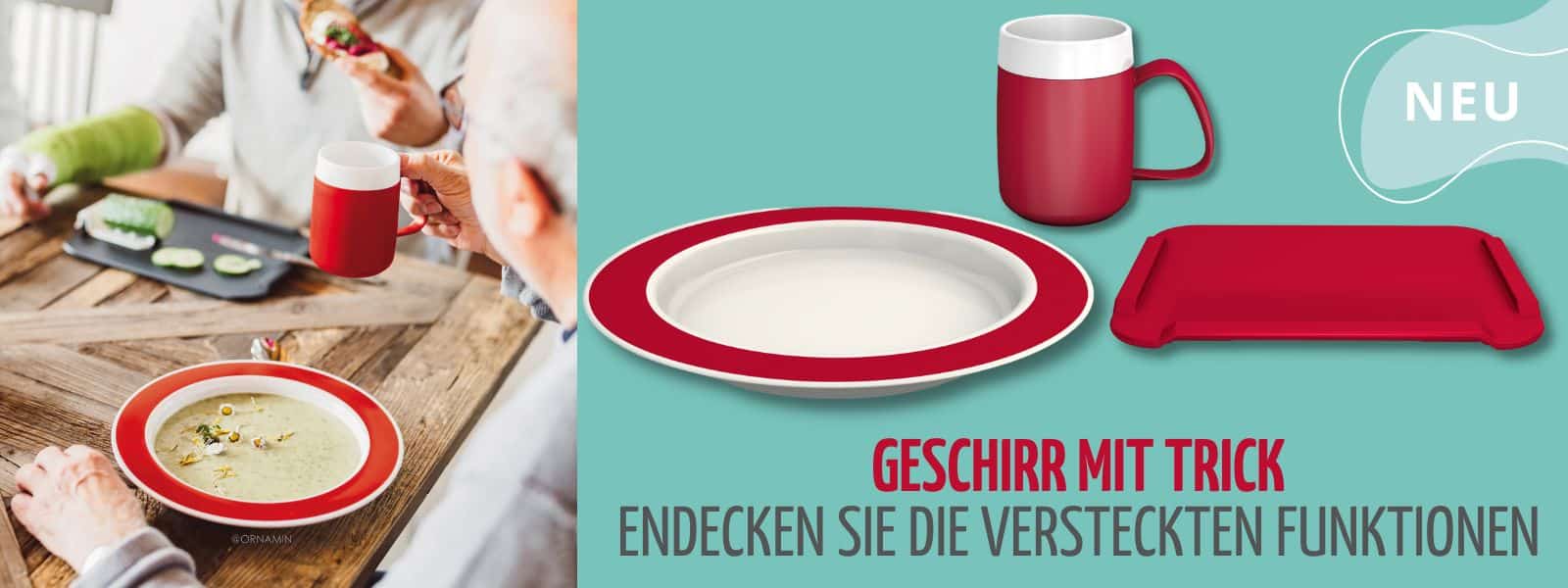 Ornamin-Trick-Geschirr-Banner