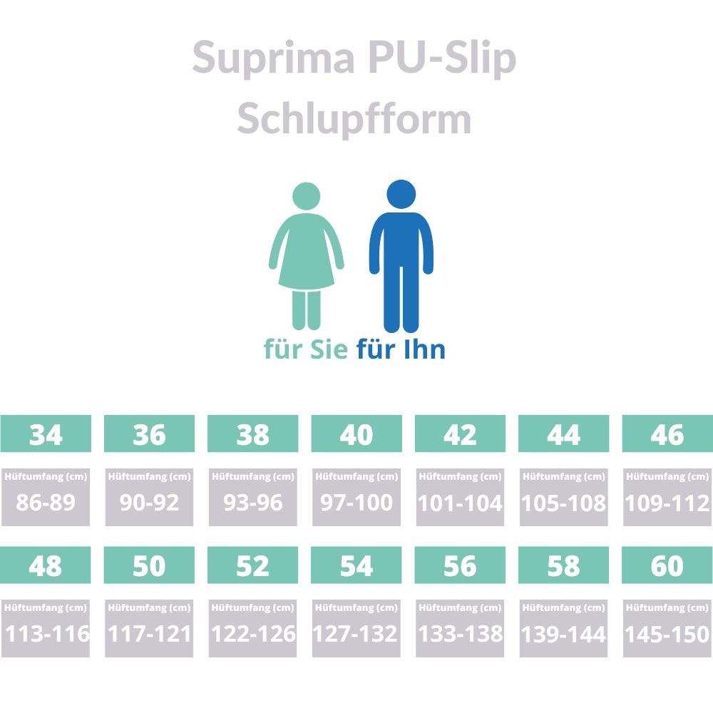 Suprima PU-Slip 1204 Größen