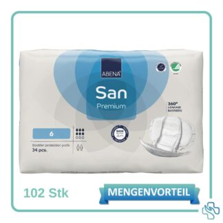 Abena San Premium 6 Inkontinenzvorlage Mengenvorteil