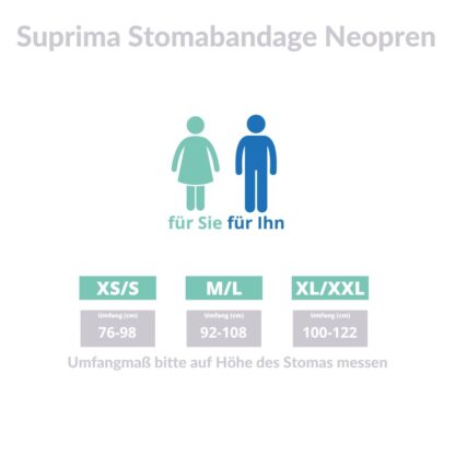 Suprima 7811-009 Neopren Stomabandage