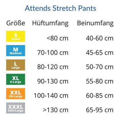 Attends Stretch Pants Größen