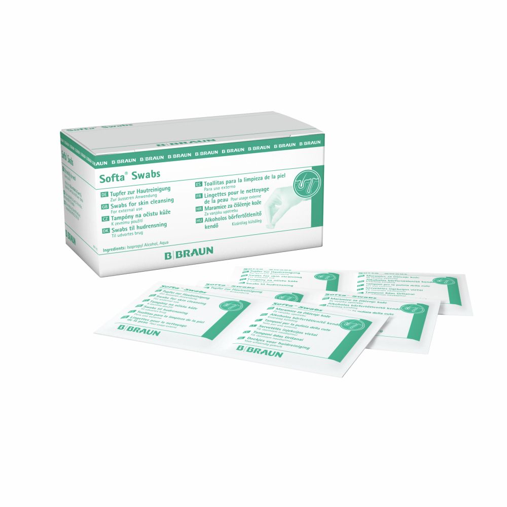 Softa Swabs Alkoholupfer zur Hautreinigung