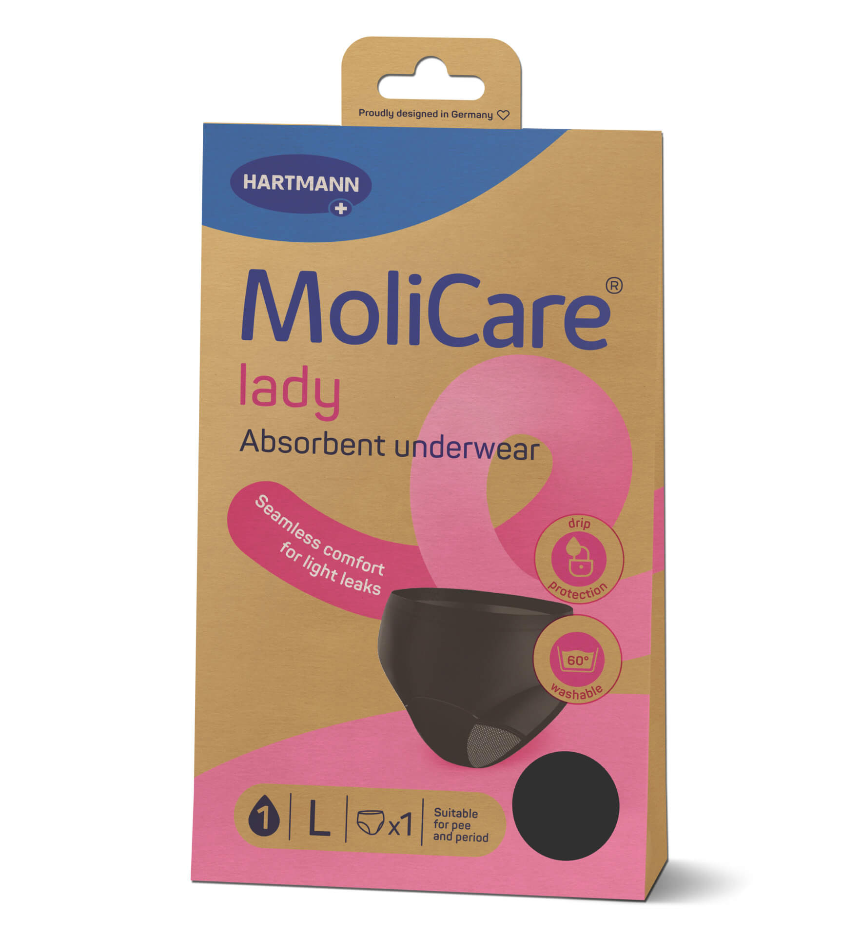 Packshot-angle-MoliCare-Lady-Absorbent-underwear-1D-Size-L-1-pc